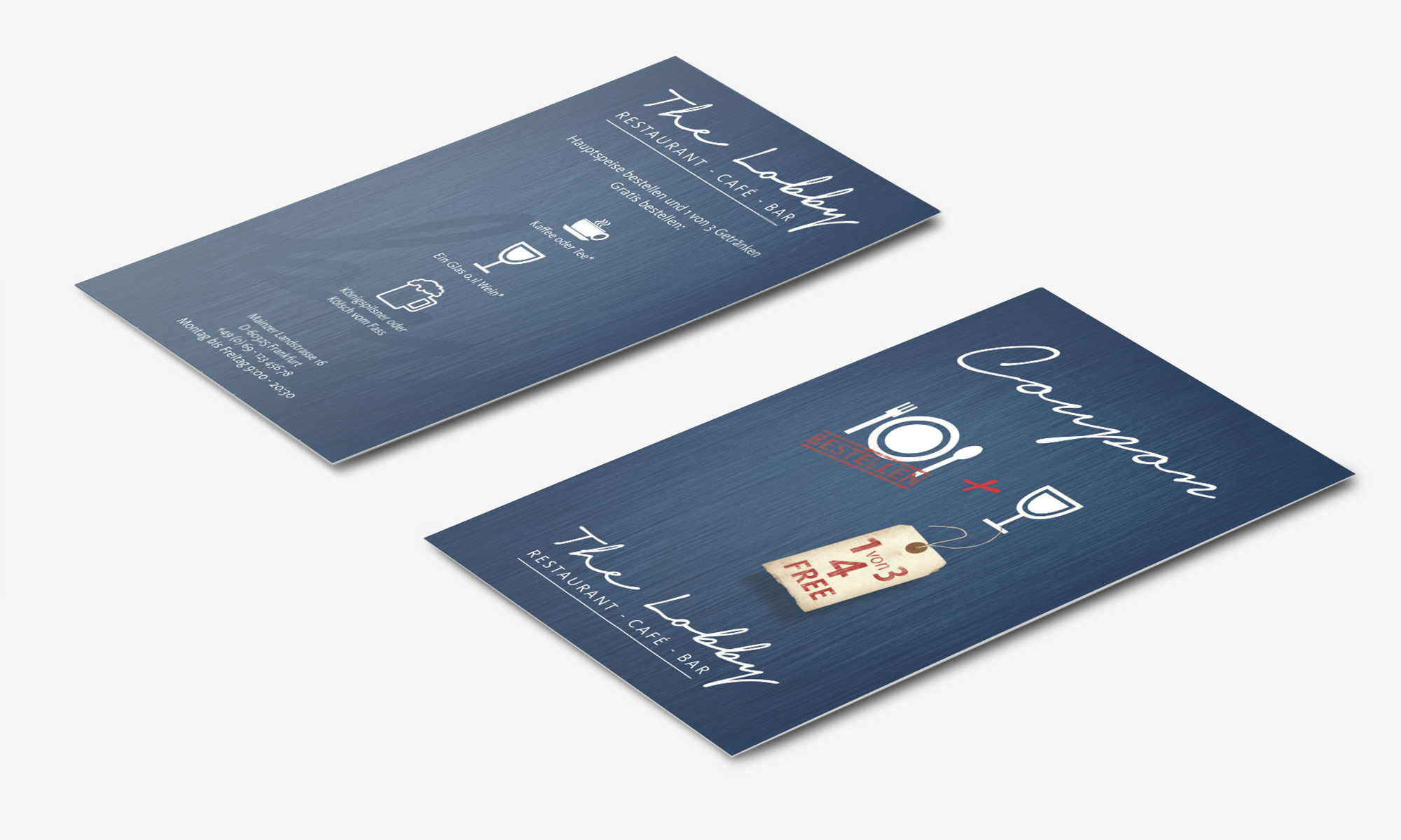 Full-Service Printdesign Portfolio Referenz Coupon